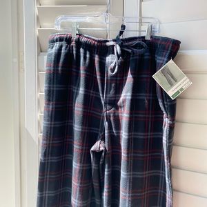 NWT Merona Classic Loungewear Bottoms Men’s XL pajama pants fleece plaid